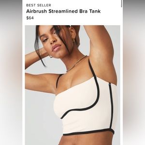 Alo Airbrush Streamlined Bra Tank